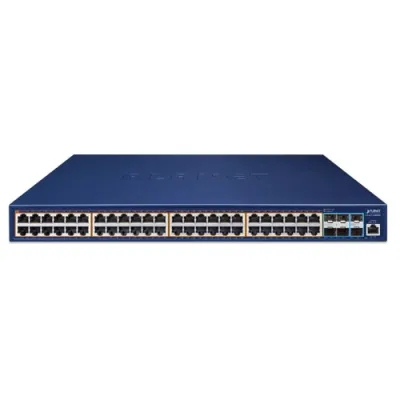 Planet - GS-6311-48P6X - L3 48-Port 10/100/1000T 802.3at PoE + 6-Port 10G SFP+ Managed Ethernet Switch