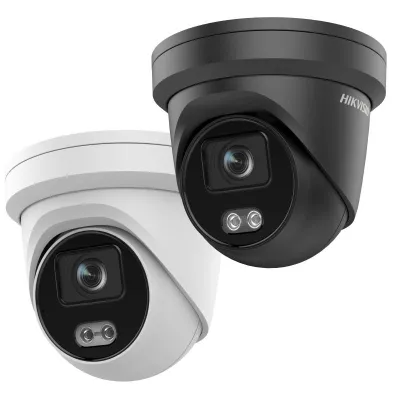 HIKVISION - DS-2CD2347G2-LU 2.8mm BLACK - TR2.8mm4MP24Hr*7color micBLK