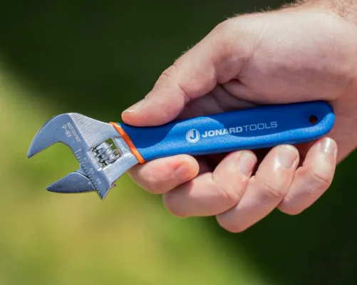 Jonard - AW-8 - Adjustable Wrench 8" with Extra Wide Jaws