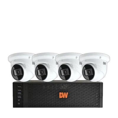 Digital Watchdog - DW-DX1VSTK24 - Blackjack DX with Fixed Lens Turret IP Cameras Kits 