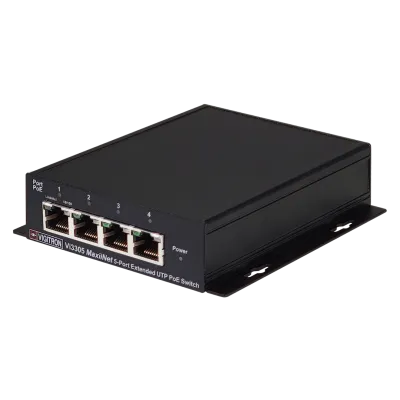 Vigitron - Vi3305 - 5-Port MaxiiNet™ Extended UTP PoE Switch, Standard Uplink