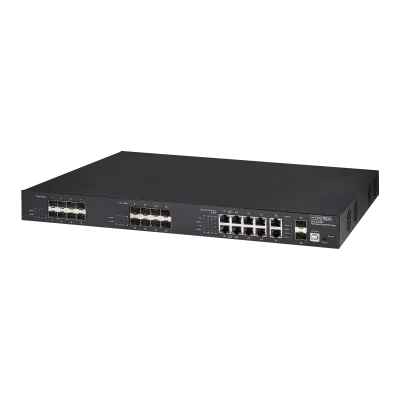 Vigitron - Vi35126 - 26-port Managed L2 Hybrid Fiber & UTP PoE Switch