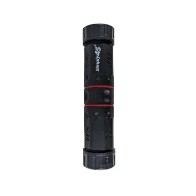 Simply 45 - S45-WP3200 - Waterproof In-Line/Splice Coupler rated for Cat5e/6/6a Shielded