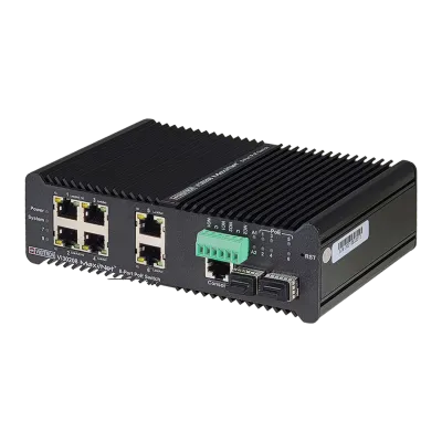 Vigitron - Vi30208 - 4-Port Ethernet & PoE Receiverer over Single-Pair wires