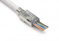 Platinum Tools - 202036J - EZ-RJ45 Cat6 Strain Relief, (Clear). 100/Jar.