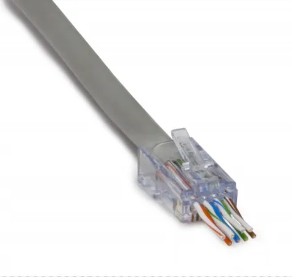 Platinum Tools - 202050J - ezEX44 Cat6 Shielded RJ45 Internal Ground Connector, 50/Jar.