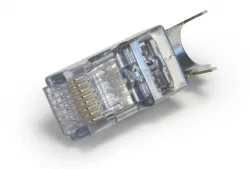 Platinum Tools - 202051J - ezEX44 Cat6 Shielded RJ45 External Ground Connector, 50/Jar.