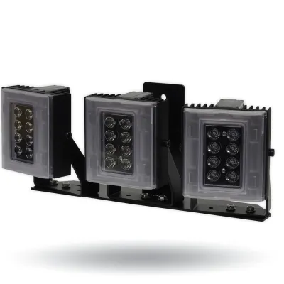 Digital Watchdog - DW-ILWLIPM - High Performance White light Illuminator, High Power Dual Core LEDs, with 374' coverage distance. Interchangeable lens packs to deliver a variety of angles out of the box. Built in web browser interface for easy setup,