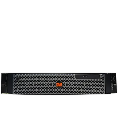 Digital Watchdog - DW-BJRR2Y260TLX6 - Blackjack Rack NVR Server (Powered by DW Spectrum IPVMS), includes 8 camera licenses pre-installed, 600 Mbps of recording throughput, Linux on mirrored SSD's, 1000W Dual Power Supply, 2U rack-mount, 220TB usable 