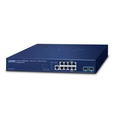 Planet - MGS-6320-8T2X - L3 4-Port 10/100/1000T Plus 4-Port 2.5G Plus 2-Port 10G SFP+ Managed Switch