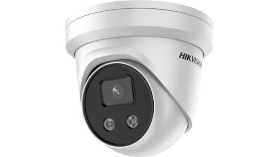 Hikvision - PCI-T15F6SL - 5 MP AcuSense Strobe Light and Audible Warning Fixed Turret Network Camera