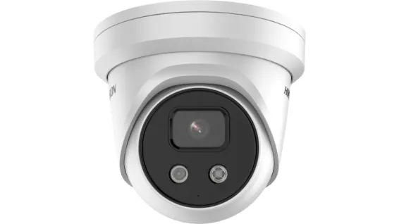 Hikvision - PCI-T15F6SL - 5 MP AcuSense Strobe Light and Audible Warning Fixed Turret Network Camera