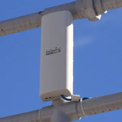 Engenius - ENH500-AX - Two Wi-Fi 6 Outdoor AX1200 5 GHz Point to Point Wireless Bridge