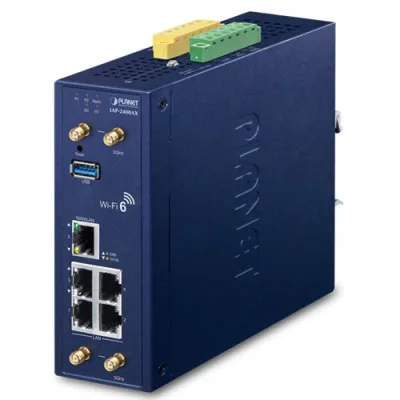 Planet - IAP-2400AX - Industrial 5GHz 802.11ax 2400Mbps Wireless Access Point with 5 10/100/1000T LAN Ports