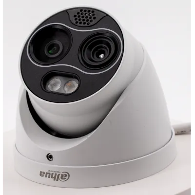 Dahua - DHI-TPC-DF1241-TB2F2-S2 - EVX Thermal Network Mini Hybrid Temperature Measurement Eyeball Camera