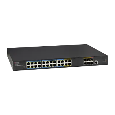 Vigitron - Vi30130 - 30-Port 1G, L2+/L3 Managed 90W IEEE 802.3bt PoE Switch