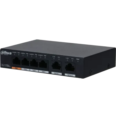 Dahua - DH-PFS3006-4GT-60 - 4-port PoE Gigabit switch 60W(Hi-PoE)