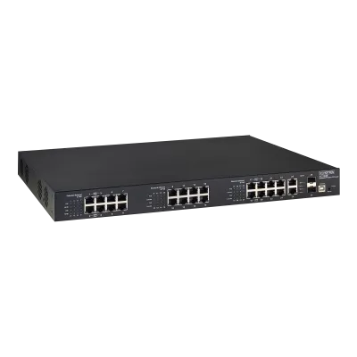 Vigitron - Vi31026 - 26-Port, 8-Port Extended UTP, 16-Port Standard, L2, Hybrid PoE Switch
