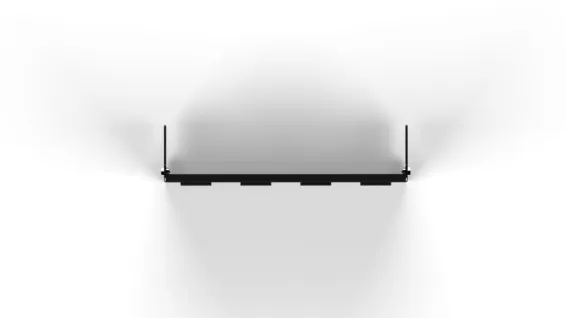 Kendall Howard - 5200-3-411-00 - LAN Station 15” x 6” Louvered Panel