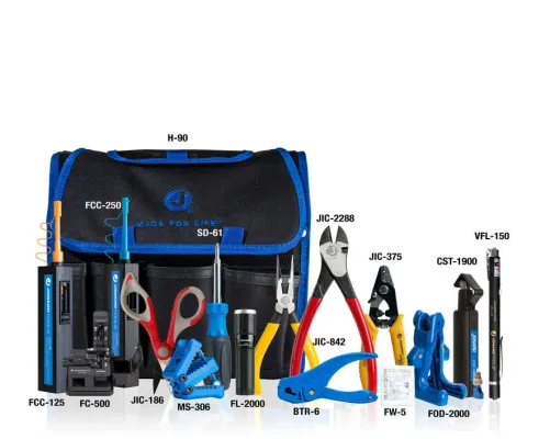 Jonard - TK-151 - Fiber Prep Kit w/ Cleaners, Cleaver & VFL+