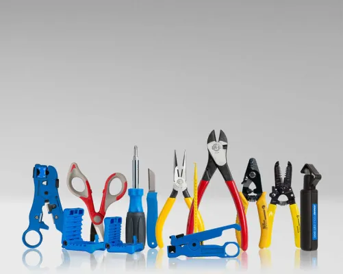 Jonard - TK-170 - Fiber Prep Kit W/Small & Large Mid Span Slitters