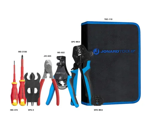 Jonard - SPK-100 - Solar Panel MC3 & MC4 Crimping Tool Kit w/ Insulated Screwdrivers