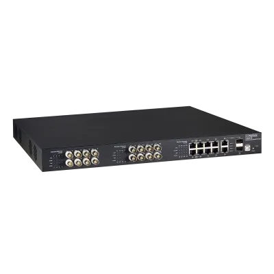 Vigitron - Vi32126 - 26-Port, 16-Port Coax, 8-Port Standard, L2, Hybrid PoE Switch
