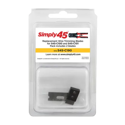 Simply 45 - S45-C190 - Replacement Blades for Simply45 RJ45 Crimp Tools - 1 set of 2 blades - Bag
