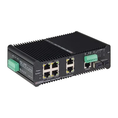 Vigitron - Vi30208 - 4-Port Ethernet & PoE Receiverer over Single-Pair wires