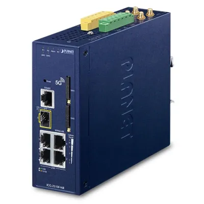 Planet - ICG-2515F-NR - Industrial 5G NR Cellular Gateway with 1-Port 1000X SFP