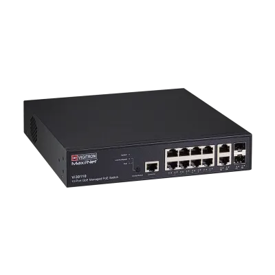 Vigitron - Vi30110 - 10-Port Gigabit Ethernet L3 Lite Managed PoE Switch