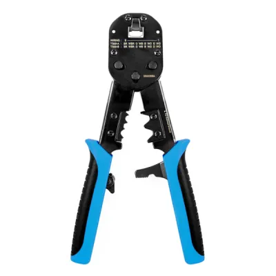 Simply 45 - S45-C250 - Universal (most brands) Standard RJ45 Crimp Tool- Shielded RJ45 Mod Plugs - 1 Ea./Blister