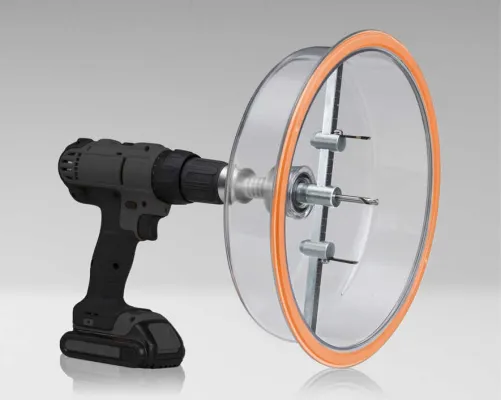 Jonard - AHC-10 - Adjustable Round Hole Cutter, 2.2"-10"