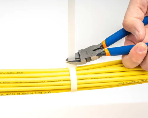 Jonard Tools - CTG-500 - Flush Cutting Pliers for Large Cable Ties, 6.5"