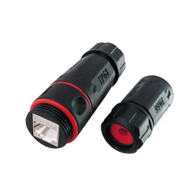 Simply 45 - S45-WP3200 - Waterproof In-Line/Splice Coupler rated for Cat5e/6/6a Shielded