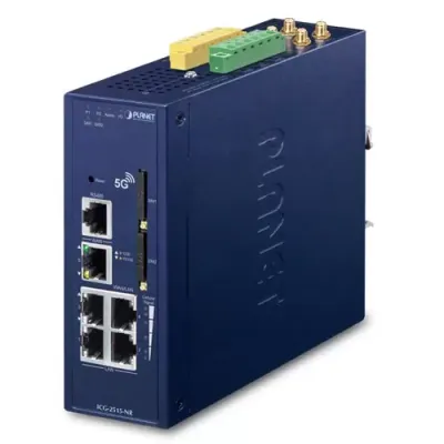 Planet - ICG-2515W-NR - Industrial 5G NR Cellular Wireless Gateway with 5-Port 10/100/1000T
