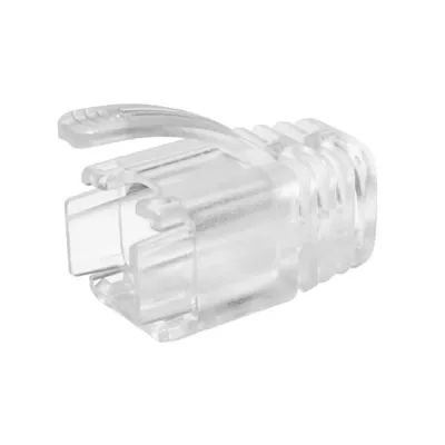 Simply 45 - S45-B004P - PROSeries Integrated Strain Relief for all Simpy45 External Ground Shielded RJ45 - Clear - 100pcs/Bag