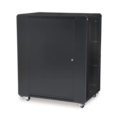 Kendall Howard - 3100-3-001-22 - 22U LINIER® Server Cabinet - Glass/Vented Doors - 36" Depth