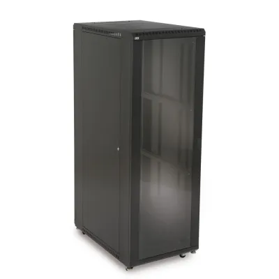 Kendall Howard - 3101-3-001-37 - 37U LINIER® Server Cabinet - Glass/Solid Doors - 36" Depth