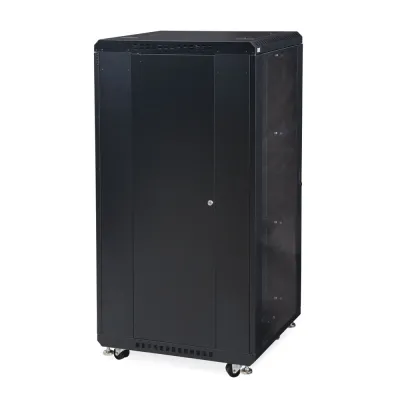 Kendall Howard - 3101-3-024-27 - 27U LINIER® Server Cabinet - Glass/Solid Doors - 24" Depth