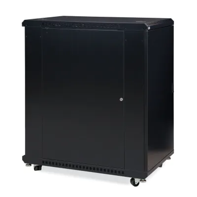 Kendall Howard - 3108-3-001-22 - 22U LINIER® Server Cabinet - Solid/Solid Doors - 36" Depth