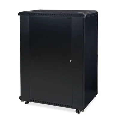 Kendall Howard - 3108-3-001-27 - 27U LINIER® Server Cabinet - Solid/Solid Doors - 36" Depth