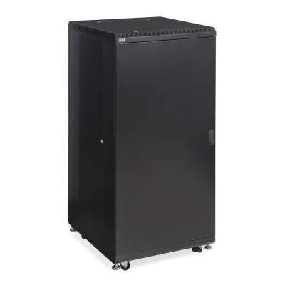 Kendall Howard - 3108-3-024-27 - 27U LINIER® Server Cabinet - Solid/Solid Doors - 24" Depth