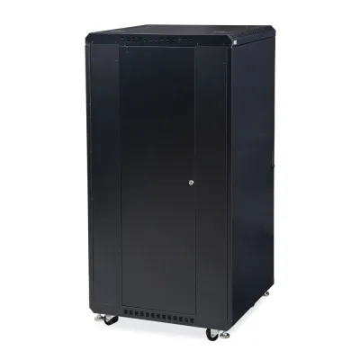 Kendall Howard - 3108-3-024-27 - 27U LINIER® Server Cabinet - Solid/Solid Doors - 24" Depth