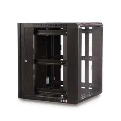 Kendall Howard - 3130-3-001-15 - 15U LINIER® Swing-Out Wall Mount Cabinet - Glass Door