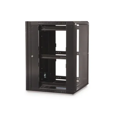 Kendall Howard - 3130-3-001-18 - 18U LINIER® Swing-Out Wall Mount Cabinet - Glass Door