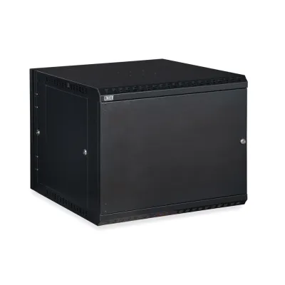 Kendall Howard - 3131-3-001-09 - 9U LINIER® Swing-Out Wall Mount Cabinet - Solid Door