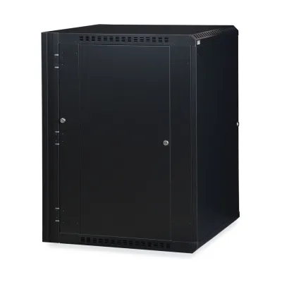 Kendall Howard - 3131-3-001-18 - 18U LINIER® Swing-Out Wall Mount Cabinet - Solid Door