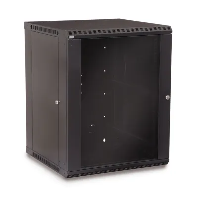 Kendall Howard - 3140-3-001-15 - 15U LINIER® Fixed Wall Mount Cabinet - Glass Door