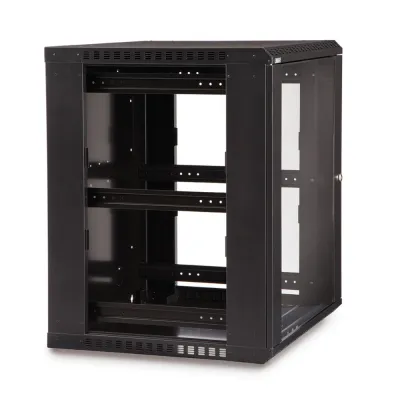 Kendall Howard - 3140-3-001-15 - 15U LINIER® Fixed Wall Mount Cabinet - Glass Door